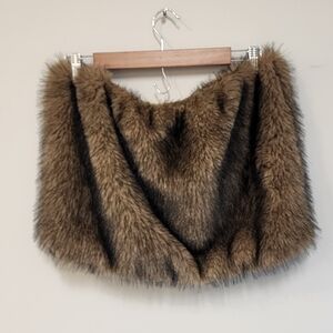 Faux Mini Skirt Fur